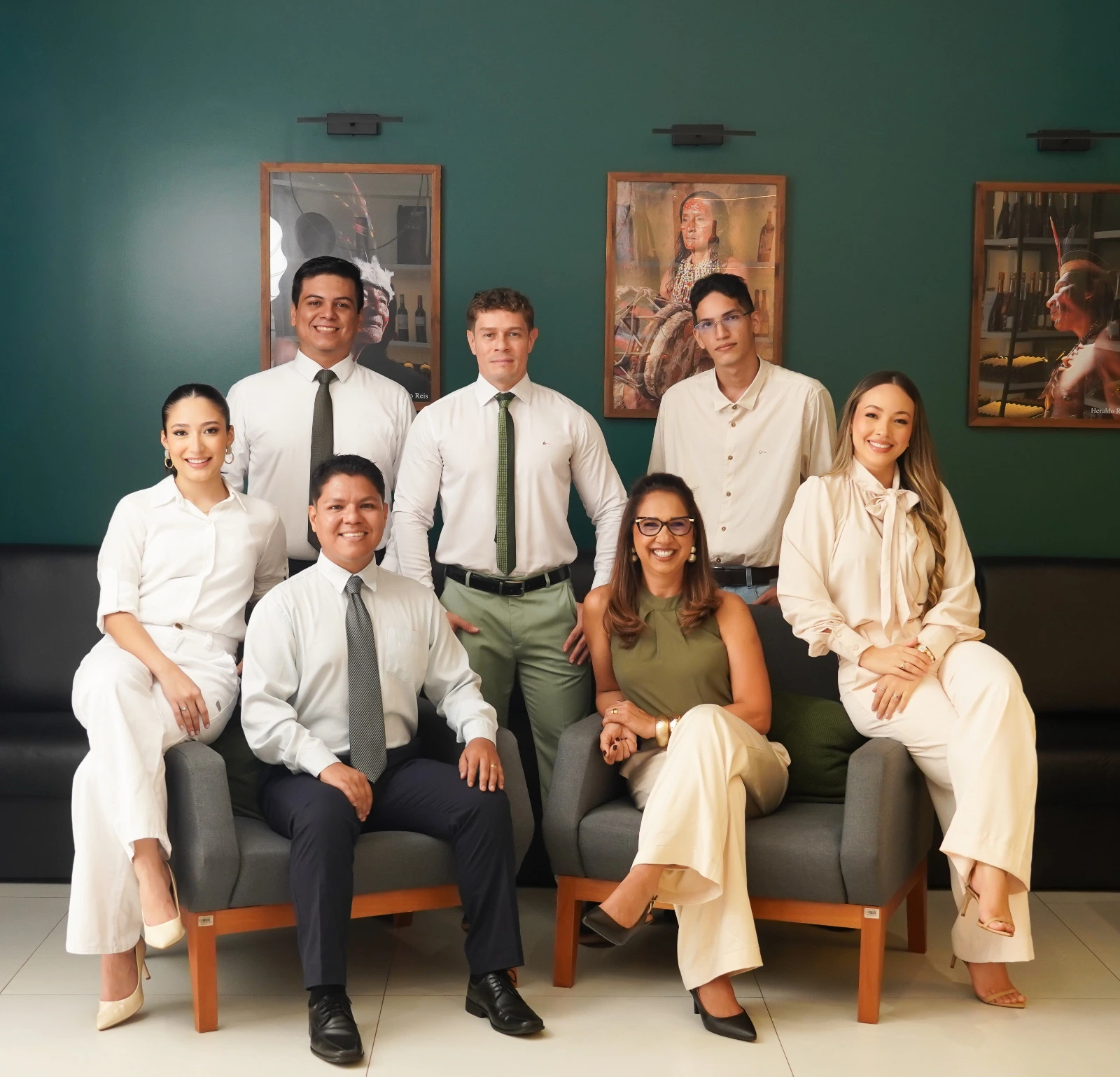 Equipe da AP Advocacia Corporativa no escritório